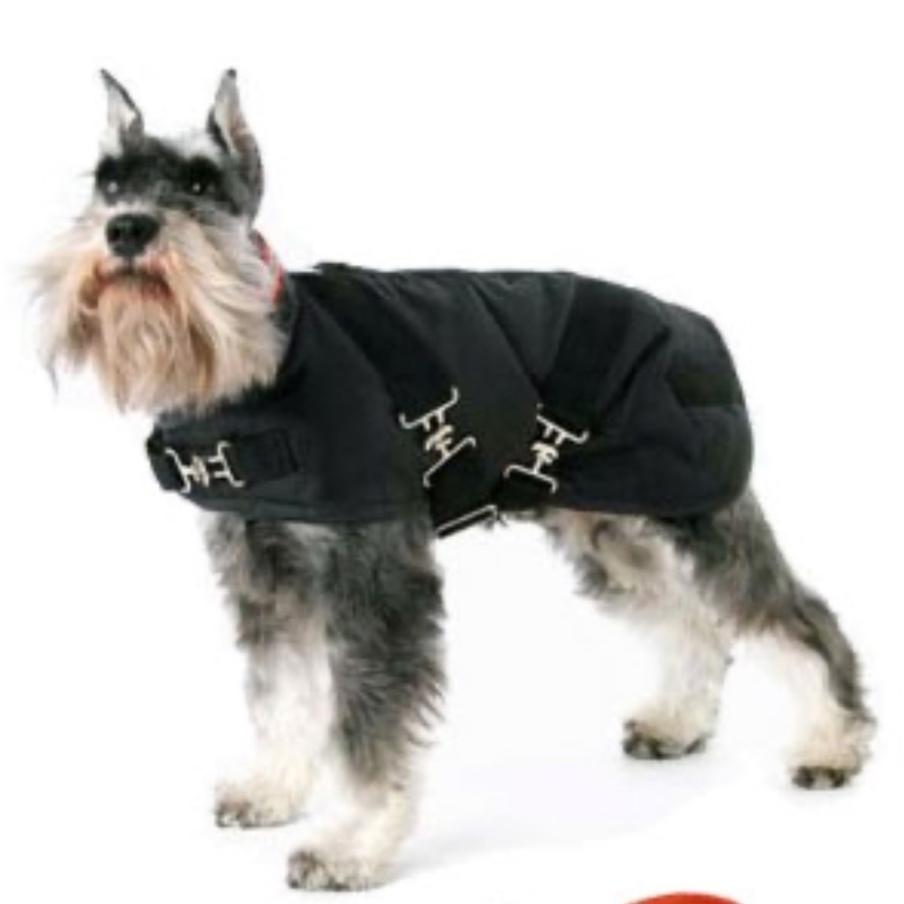 DOG horse style fleece blanket black coat XXLarge nwt
